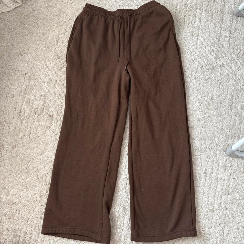 Forever moda Brown wide leg sweatpants